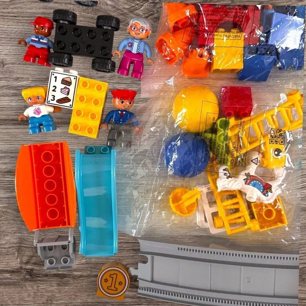 LEGO Duplo Education STEAM Park (Box A) New Bags Figures Gear Slide Track Pieces